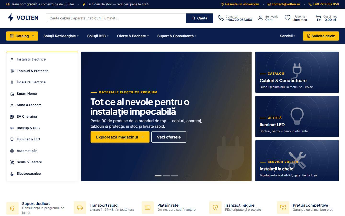 Captură din VOLTEN — volten.ro